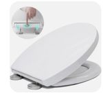 Quick Release Toilet Seat | Soft Close | Heavy Duty | Universal Fit | One Button