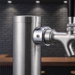 Beer Tower Faucet Decorative , Metal Collar for Beer Tap