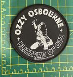Ozzy Osbourne Blizzard Of Oz Circular Woven Sew On Patch Officially Licensed