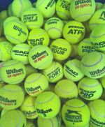 15 or 30 Used Tennis Balls. All Branded Balls. Head, Wilson, Dunlop, Slazenger