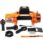 WINCHMAX 'SL BRAND' 24V WINCH 13500LB RATING 2X WIRELESS REMOTES - [ SKU 1426 ]