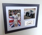 Signed Lewis Hamilton F1 Autograph Photograph Photo Picture Frame Memorabilia A4