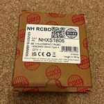 Wylex NHXS1B06 RCBO 1+N Compact Type A 6A AC 201-250V DIN Rail