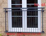 UK Building regulations, Metal Juliet Balcony , ( No. 48 ) 1200 mm - 5000 mm