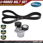 Drive Belt Kit for BMW F20 F21 E90 E91 F31 F34 F10 F25 E84 X1 X3 X5 X6 Alpina D3