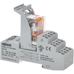 WAGO 230VAC 12A DPDT-CO DIN Rail Mountable Relay Module
