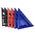 7" Aluminium Alloy Triangle Ruler | Metric Inch Speed Square Woodworking Tool