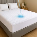 Extra Deep Quilted Mattress Protector WATERPROOF Anti-allergic Fitted Bed Cover