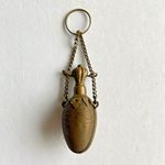 Vintage Finger Ring Chatelaine Scent Perfume Bottle Egg-Shaped