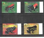 #3047 PERU 2017 FAUNA FROGS YV 2127-30 MNH