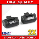 2X FOR TRANSIT MK5 MK6 MK7 REAR BACK NUMBER PLATE LIGHT NO BULB (1995-2014)