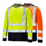 Dickies Two Tone Hi Vis Long Sleeve T-Shirt Security/Safety Vest Jacket SA22082