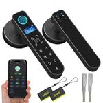 Smart Door Lock with Display Screen, Biometric Fingerprint Door Lock with Code …