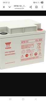 Yuasa NP38-12 I Battery 12v 38ah Recommended Standby 12v