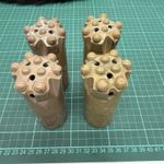 BB-R32-45-H-0 R32 45mm 4pcs Button Drill Bit Hemi Quarry Mining 45R32H NOS