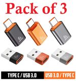 6A USB OTG Adapter USB 3.0 A Male To Type C Female Converter Fast Charger 120W