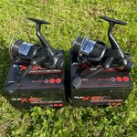 2 x AP Carp Fishing Bait Runner Reels Max 60 Pre-Loaded With 10LB Line