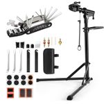 Mountain Bike Folding Repair Stand E-Bikes Maintenance Tools 50 kg Load Capacity