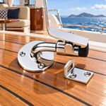 Door Holder Rustproof Curved Marine Door Catch Robust for Yacht Interiors
