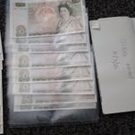 BARGAIN Uncirculated D79 G M Gill, Christopher Wren £50 Pound Notes  1981-1988. 