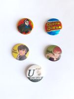 Duran Duran badges 5, 1980s. Very good.