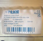 *6 PACKS* Hi-line RGB+W COB LED Strip White CRI 9024V DC 10m IP00 16W/m HL-RGBCW