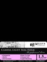 1.5mm Light Seal Foam - 210 x 150mm NON-ADHESIVE for ALL Film Camera Formats