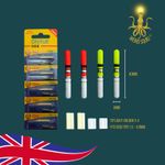 Weird Squid™ LED Fishing Rod Tip Night Fishing Lights Pack