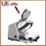 Electric Ice Crusher Snow Cone Maker Stainless Steel Shaved Ice Machine