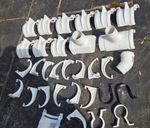 Various Half Round Guttering WHITE JOB LOT. Never Used