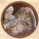 Bunny Tales Collection, by Vivi Crandall, Bradford Exchange Plate, Footloose