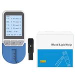 Cholesterol Test Meter, Multifunction Lipid Monitor Meter Kit with 25 Strips