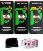 (4-Pack) Vaporesso XROS Series Pods / 3.0 XL SIZE/XROS 1/2/3 4 5 6 Nano & Mini