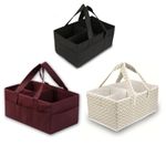 EKODE™ Baby Nappy Caddy Organiser - Nappy caddy basket for Baby Essentials