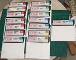 15 5.25in 1.2Mb 360K disks of software for the IBM PC XT AT vintage computer