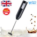 USB Rechargeable Milk Coffee frother Whisk Egg Beater Handheld Frappe Mixer New