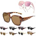 Polarized Fit Over Glasses Sunglasses Fitover Wrap Around Eyewear UV400 Trendy
