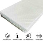 Grizzly Cot Mattress 90x60x10cm 90x52x7.5cm Removable Cover Extra Thick, UK Made