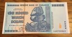 Zimbabwe Banknote. 100 Trillion Dollars. Uncirculated. Harare 2008, P91.
