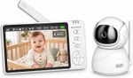 Baby Monitor with Camera 5" 720P Screen, No WiFi & Pan Tilt