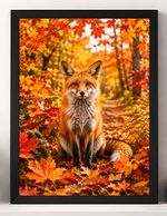 FOX AUTUMN A4 PRINT POSTER PICTURE WALL ART HOME DECOR GIFT ANIMALS WILDLIFE