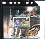 DJIBOUTI SC#C135a 1980 MNH XF BEAUTIFUL OLD VINTAGE SPACE SOUVENIR SHEET STAMP