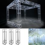 3x 3ft Lighting Square Iron Bolted Truss Segment 7.9 x 7.9 x 39inch Span Stand
