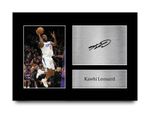 Kawhi Leonard Los Angeles Clippers Signed Autograph Picture for Basketball Fans