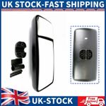 UK DOUBLE UNIVERSAL MIRROR Tractors Truck Digger Wing Split Fixing Zoom Dual HGV