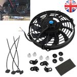 9'' Universal 12v Electric Radiator Intercooler Slim Line Cooling Fan Kit UK