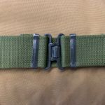 S95 Working Belt & Cross Over Buckle Olive Green UK British Army Surplus Issue