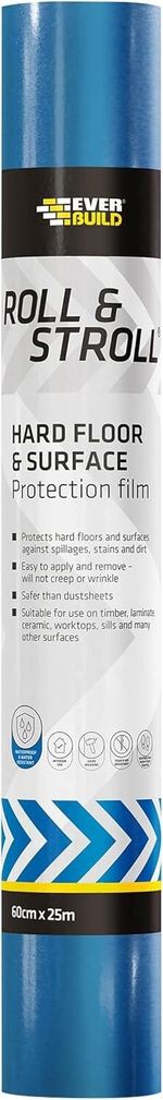 Everbuild Roll & Stroll Hard Surface Protector – Self-Adhesive – 600mm x 25m