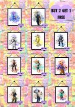 BUY 2 GET 1 FREE  Fortnite Prints Only Game Kids Room Poster Gift A4 Movie