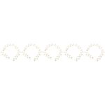 Golden Bridal Hair Vine with Pearls Leaf Wedding Hair Accessories for Women